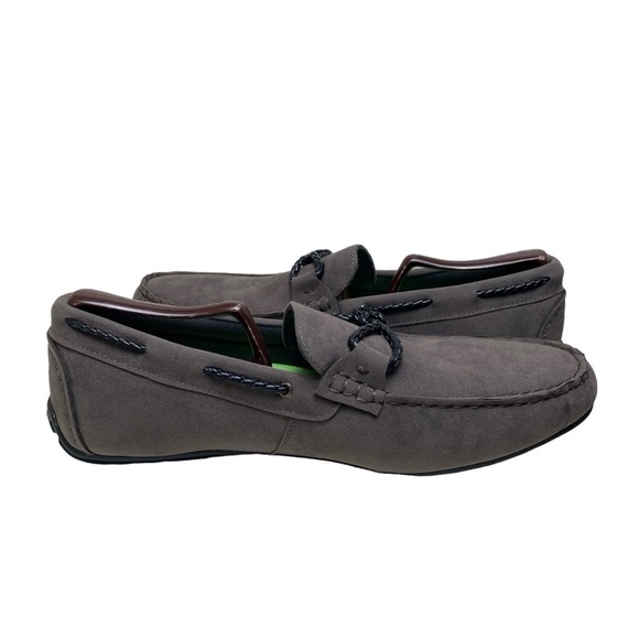 Vance Co Tyrell Mens 10.5 US Slip On Loafers Gray Tru‎ Comfort Foam Driving Shoe - Picture 6 of 15